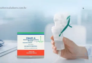 inalaçao com Clenil A e Soro fisiologico