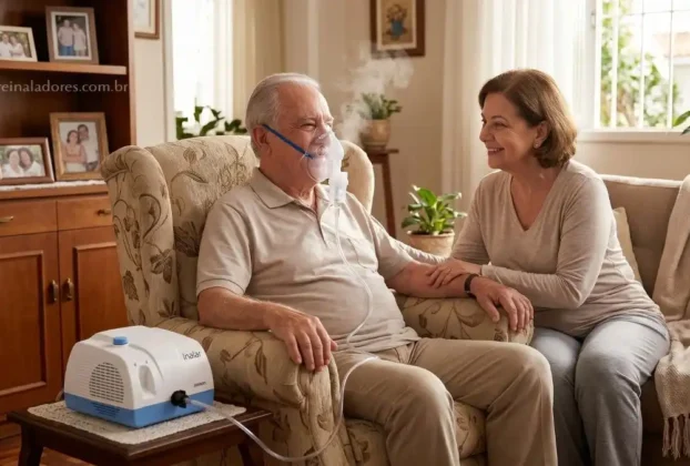 nebulização em idosos